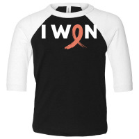 I Won Against Endometrial Cancer Toddler 3/4 Sleeve Tee | Artistshot