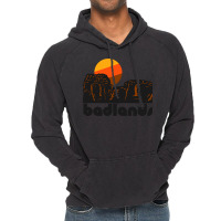 Retro Badlands ))(( Tourist Souvenir National Park Vintage Hoodie | Artistshot