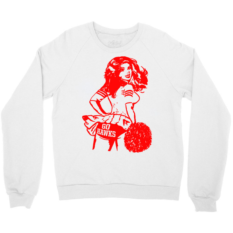 Retro Atlanta Cheerleader Crewneck Sweatshirt | Artistshot