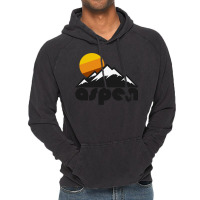 Retro Aspen ))(( Tourist Souvenir Travel Design Vintage Hoodie | Artistshot