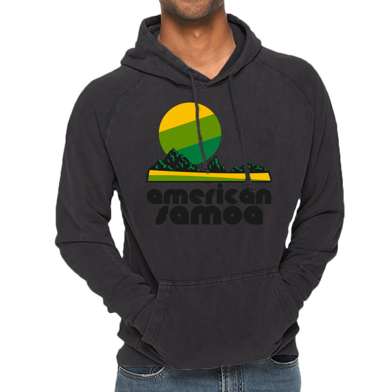 Retro American Samoa ))(( Tourist Souvenir Nationa Vintage Hoodie | Artistshot