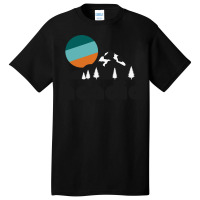 Retro Acadia ))(( Tourist Souvenir National Park D Basic T-shirt | Artistshot