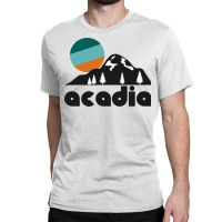 Retro Acadia ))(( Tourist Souvenir National Park D Classic T-shirt | Artistshot