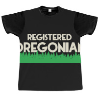 Registred Oregonian  Oregon Pride Design Graphic T-shirt | Artistshot