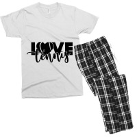 Tennis Love Men's T-shirt Pajama Set | Artistshot