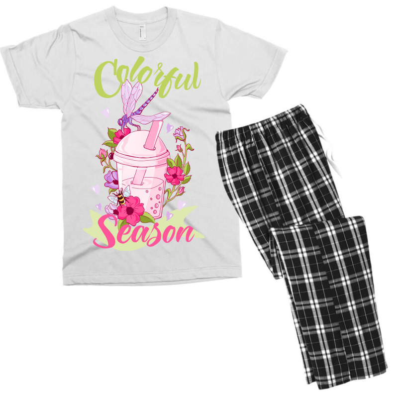 Colorful Season Men's T-shirt Pajama Set | Artistshot