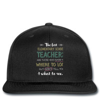 The Best Elementary School Teachers Appreciation G Printed Hat | Artistshot