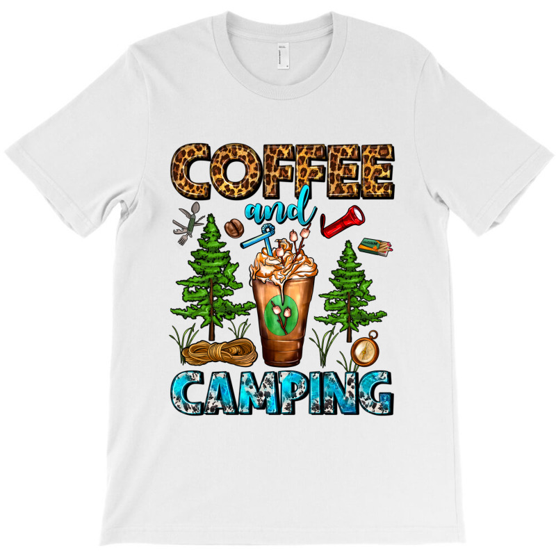 Coffee And Camping Frappe T-shirt | Artistshot