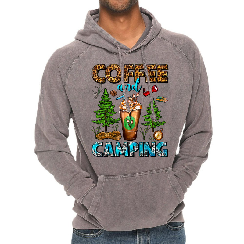 Coffee And Camping Frappe Vintage Hoodie | Artistshot