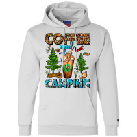 Coffee And Camping Frappe Champion Hoodie | Artistshot