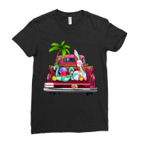 Summer Truck Farm Truck Ladies Fitted T-shirt | Artistshot