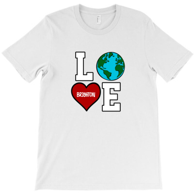 Love Makes The Earth Go Round Heart T-shirt Designed By Sudewo