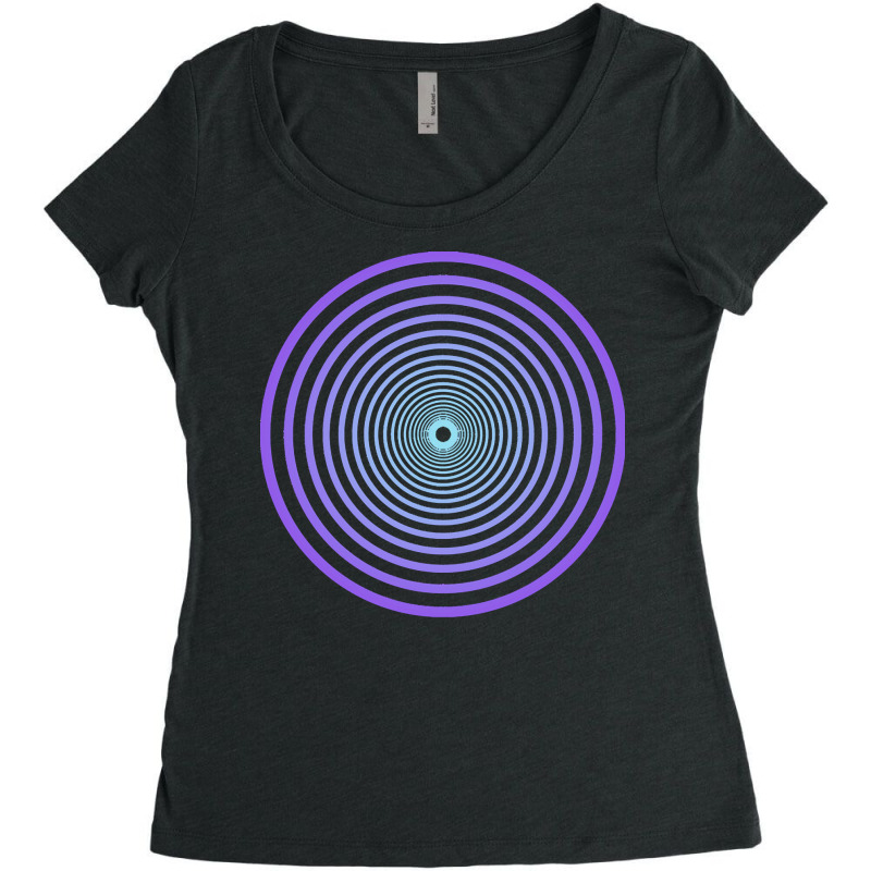 Hypnotic T  Shirt Hypnotize Royal Purple T  Shirt Women's Triblend Scoop T-shirt by cocksfootarmpit | Artistshot