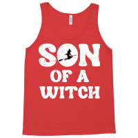 Halloween Son Of A Witch Funny Costume Family Boys Tank Top | Artistshot