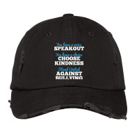 You Have A Voice, Stand United Against Bullying Vintage Cap | Artistshot