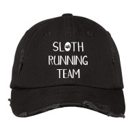 Sloth Lovers Funny Sloth Running Team Vintage Cap | Artistshot