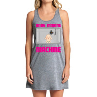 Pregnancy Reveal Announcement Baby Making Machine Tank Dress | Artistshot