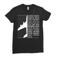 Phonetic Alphabet Airplane Pilot Flying Aviation ( Ladies Fitted T-shirt | Artistshot