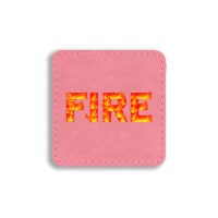 Fire And Ice Last Minute Halloween Matching Couple Square Leatherette Patch | Artistshot