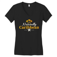 Naturally Caribbean Novelty Vacation Women's V-neck T-shirt | Artistshot