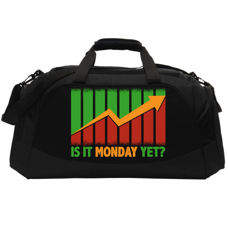 Is It Monday Yet Funny Stock Market Trading Active Duffel | Artistshot