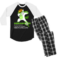 Shenanigator (n) A Person Who Instigates Shenaniga Men's 3/4 Sleeve Pajama Set | Artistshot