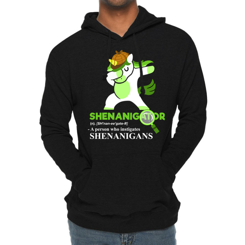 Shenanigator (n) A Person Who Instigates Shenaniga Lightweight Hoodie by queerappear | Artistshot