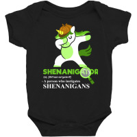 Shenanigator (n) A Person Who Instigates Shenaniga Baby Bodysuit | Artistshot