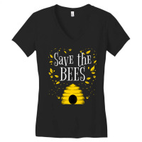 Save The Bees For Beekeeper Women's V-neck T-shirt | Artistshot