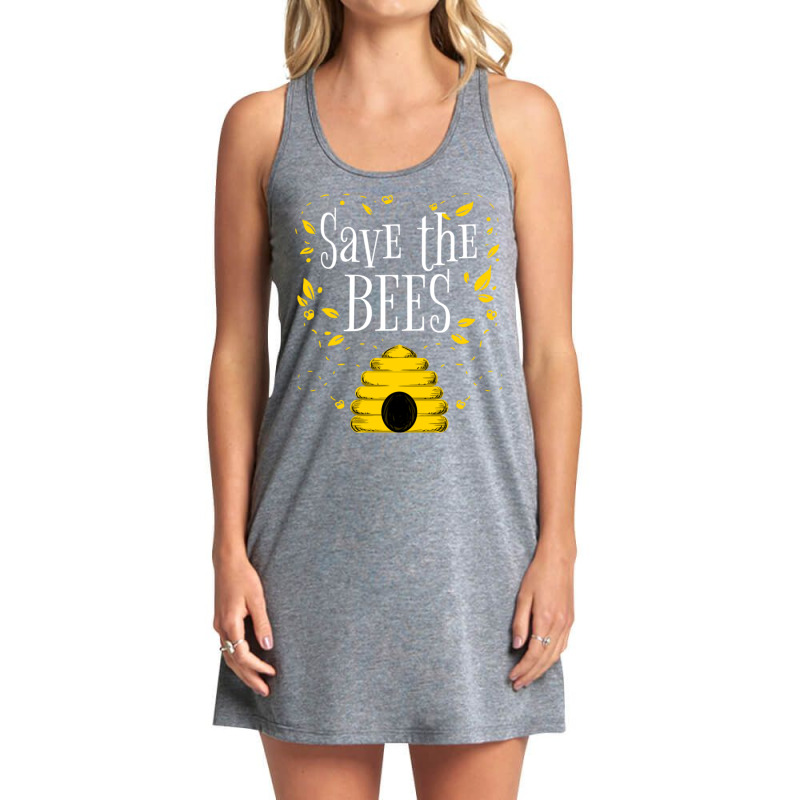 Save The Bees For Beekeeper Tank Dress | Artistshot