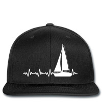 Sailing Boat Heartbeat For Sailing Lover Printed Hat | Artistshot