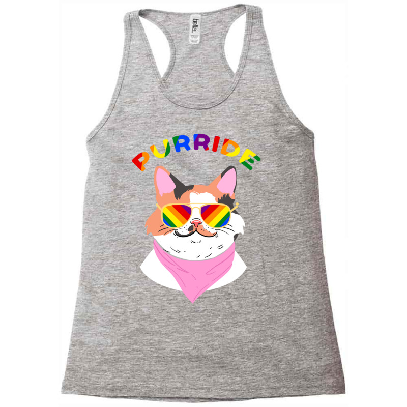 Purride For Gay Pride Parade Racerback Tank by queerappear | Artistshot