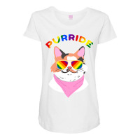 Purride For Gay Pride Parade Maternity Scoop Neck T-shirt | Artistshot