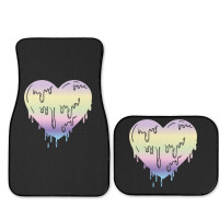 Pastel Goth Dripping Heart For Pastel Goth Lover Full Set Car Mats | Artistshot