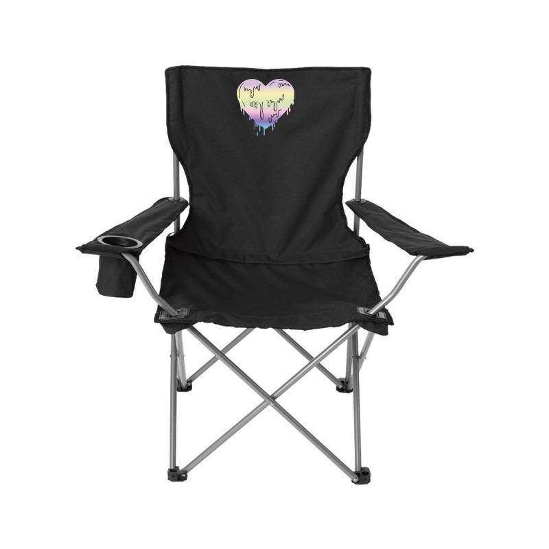 Pastel Goth Dripping Heart For Pastel Goth Lover Camping Chair | Artistshot