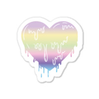 Pastel Goth Dripping Heart For Pastel Goth Lover Sticker | Artistshot