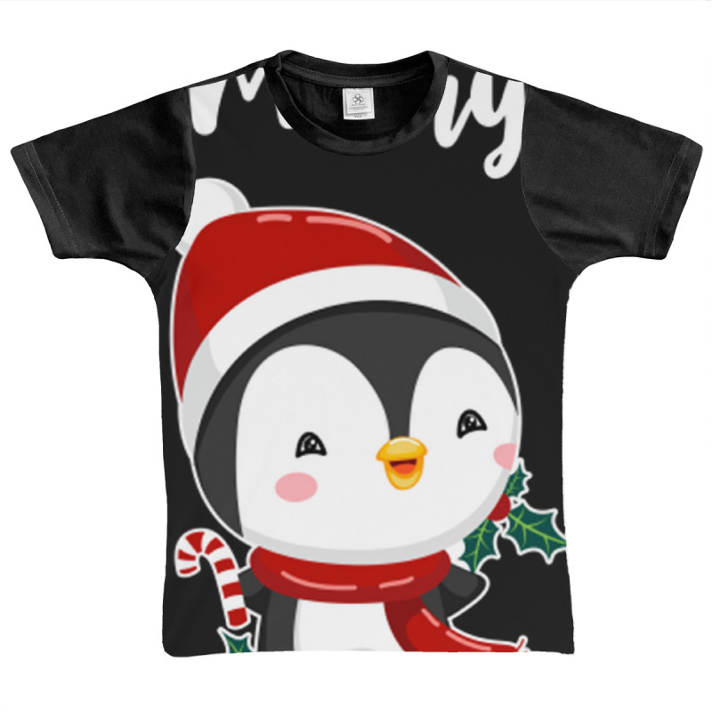 Merry Christmas Penguin For Christmas Season Trend Graphic Youth T-shirt by queerappear | Artistshot