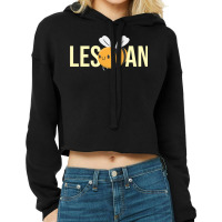 Les Bee An For Lesbian Cropped Hoodie | Artistshot