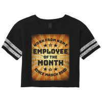 Work From Home Employee Of The Month Scorecard Crop Tee | Artistshot