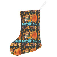 Bonfires Flannels S'mores Campfires And Pumpkins Holiday Stocking | Artistshot