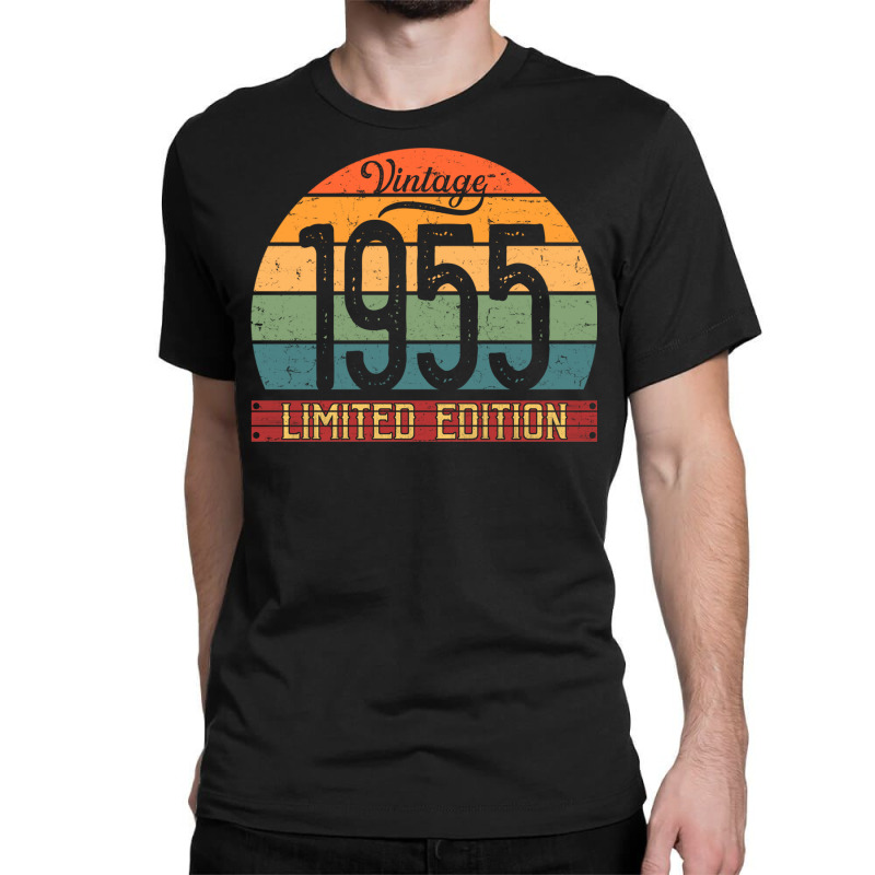 Vintage 1955 Limited Edition Birthday Classic T-shirt by Daneam | Artistshot