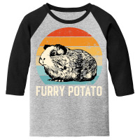 Guinea Pig Furry Potato Vintage Guinea Pig Youth 3/4 Sleeve | Artistshot