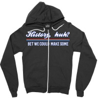 History Huh Red White And Royal Blue Zipper Hoodie | Artistshot