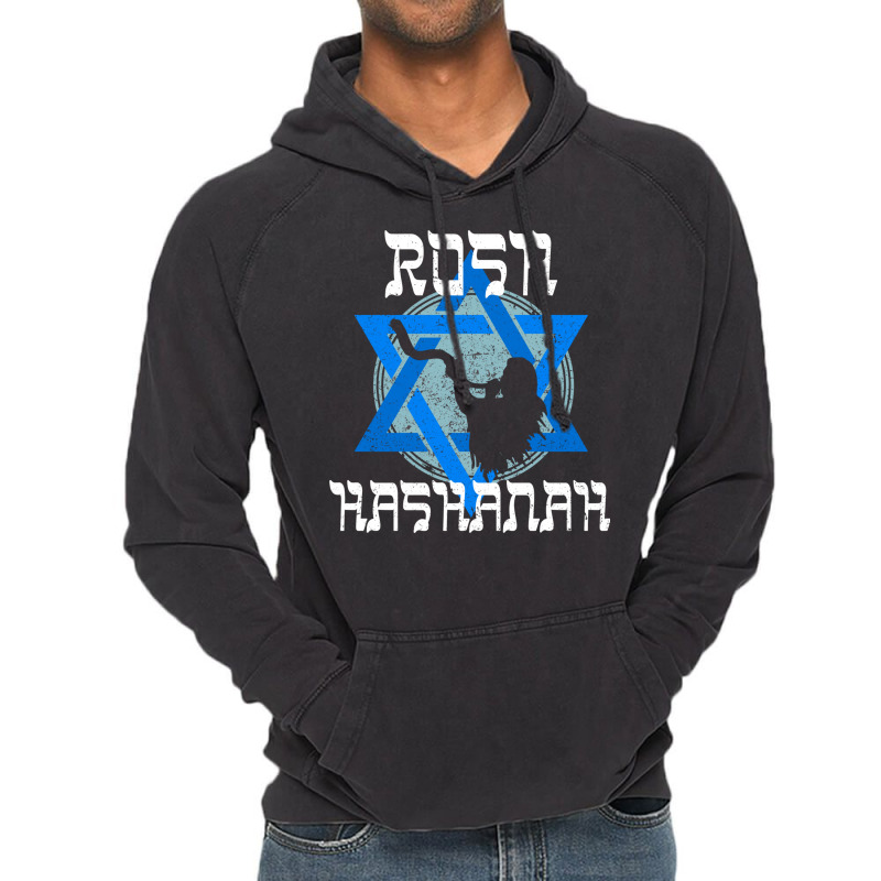 Rosh Hashanah Jewish New Year Vintage Hoodie | Artistshot