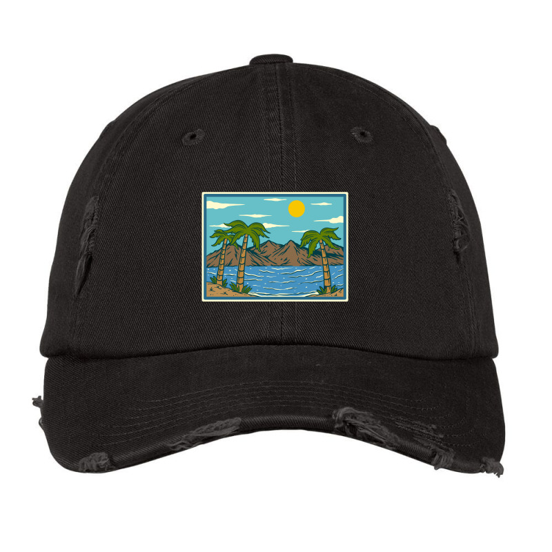 Summer Paradise Vintage Cap | Artistshot