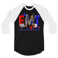 Emt Emergency Medical Technician 3/4 Sleeve Shirt | Artistshot