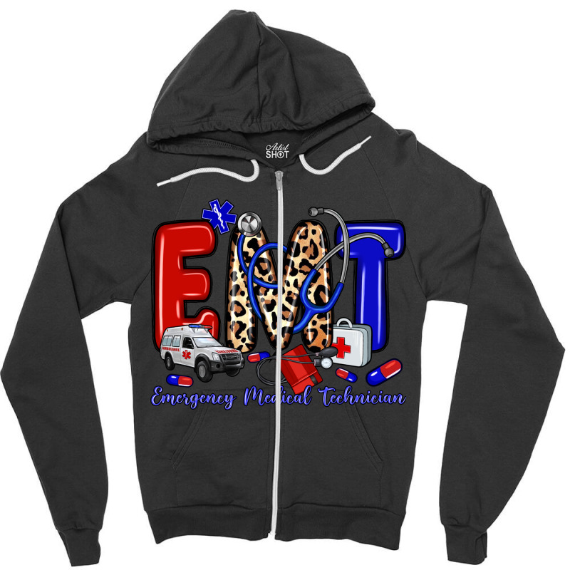 Emt Emergency Medical Technician Zipper Hoodie | Artistshot