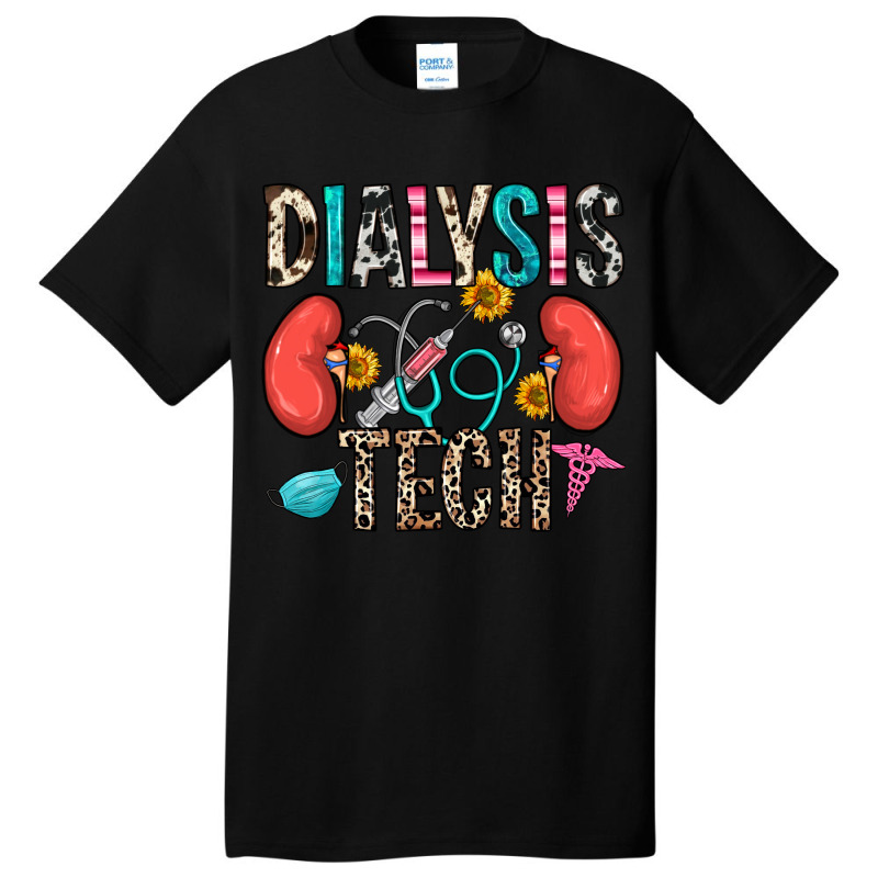 Dialysis Tech Basic T-shirt by Zillion Design Studio | Artistshot