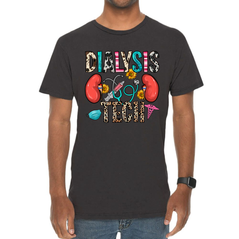 Dialysis Tech Vintage T-Shirt by Zillion Design Studio | Artistshot