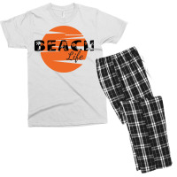 Beach Life Palm Trees Men's T-shirt Pajama Set | Artistshot